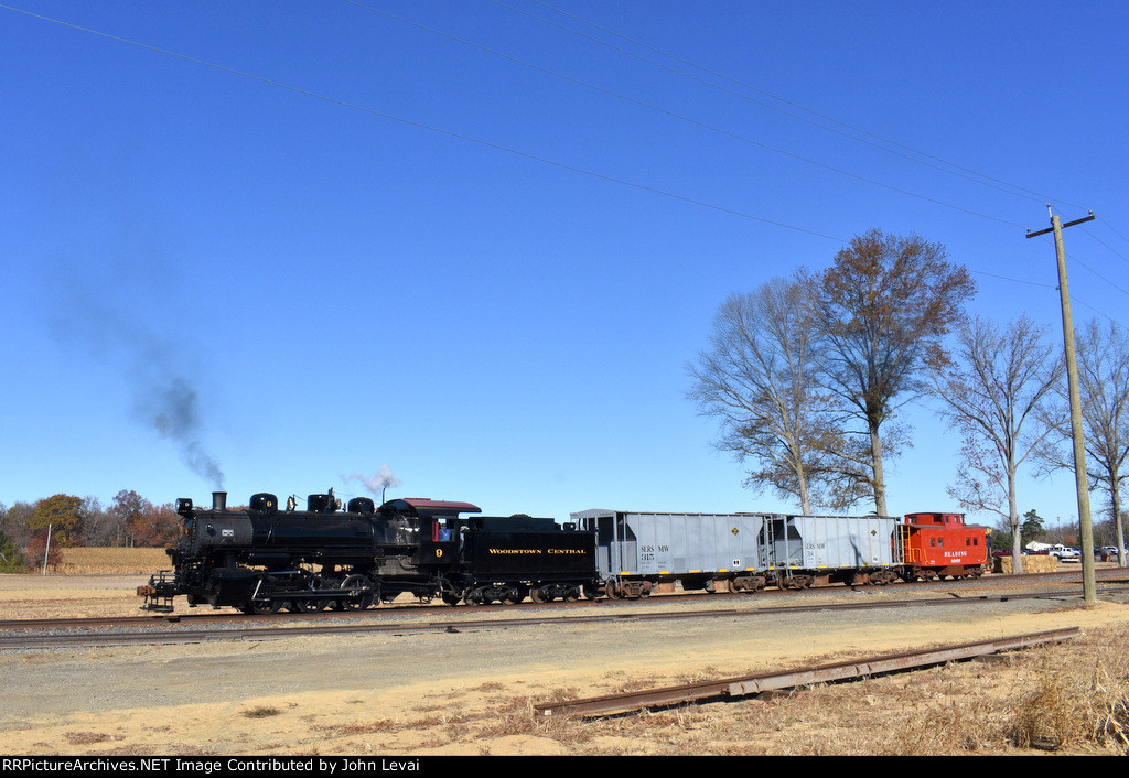 The SMS Restored 0-6-0 9 steam locomotive with the freight photo charter